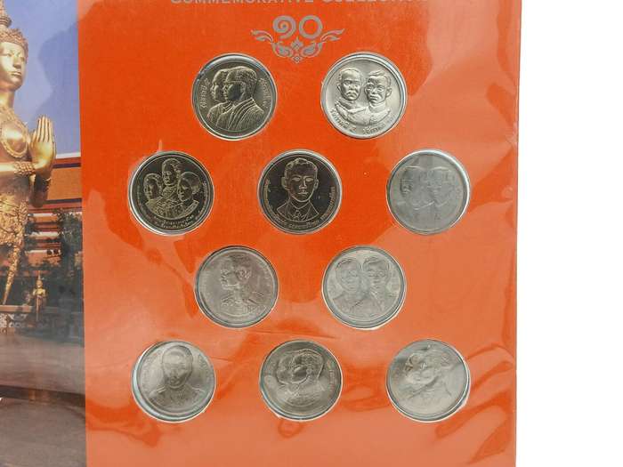 Thailand Commemorative coin set from 90s.  10 Coins.