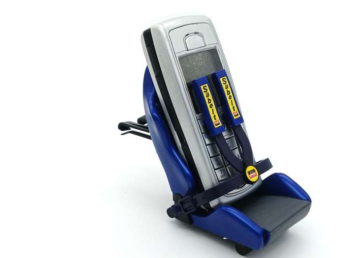 Retro Recaro Racing Seat cell phone holder for car by Carmate