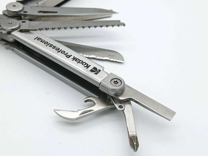 Leatherman Wave 1st Gen with original leather pouch and box (0500 Date Stamp) Kodak Logo