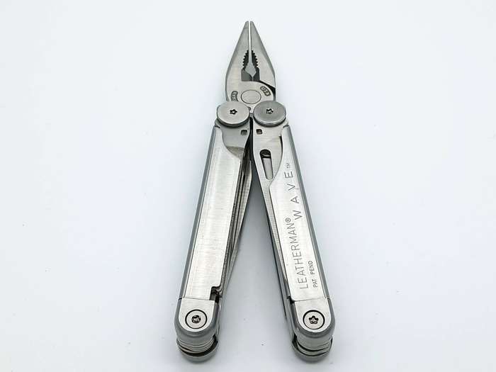 Leatherman Wave 1st Gen with original leather pouch and box (0500 Date Stamp) Kodak Logo