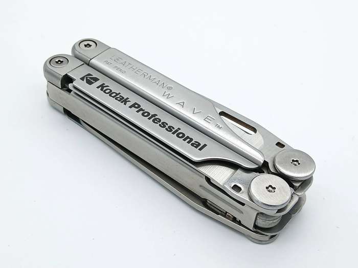 Leatherman Wave 1st Gen with original leather pouch and box (0500 Date Stamp) Kodak Logo