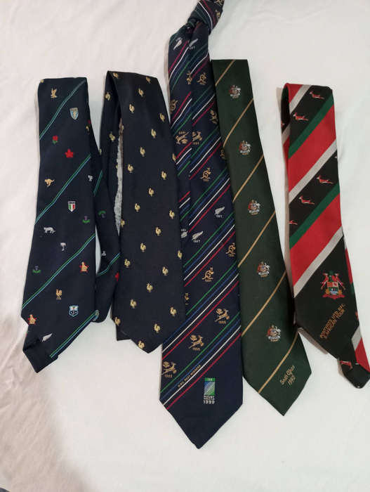 Colletion of 5 rugby ties