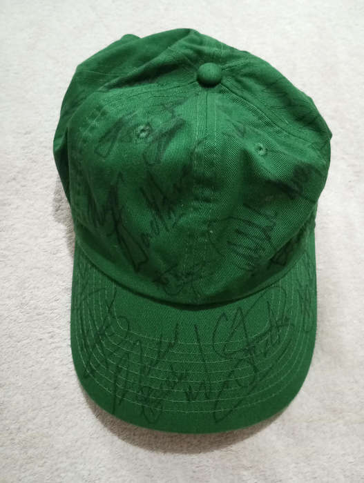 Springbok RWC 2023 Winning Team signatures on Nike Cap