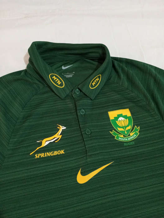 Springbok Rugby Polo Shirt Size S