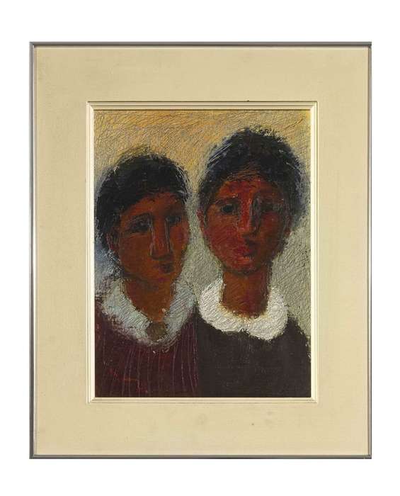 Original oil on board by Pieter vd Westhuizen