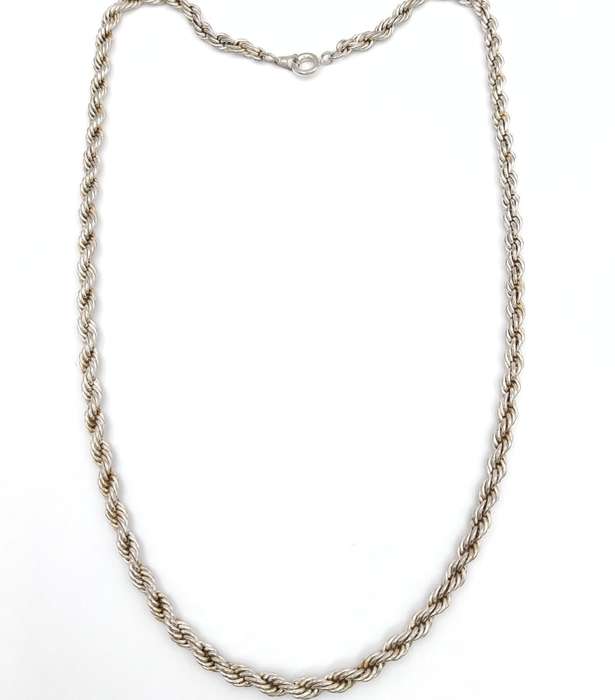 Sterling silver rope chain