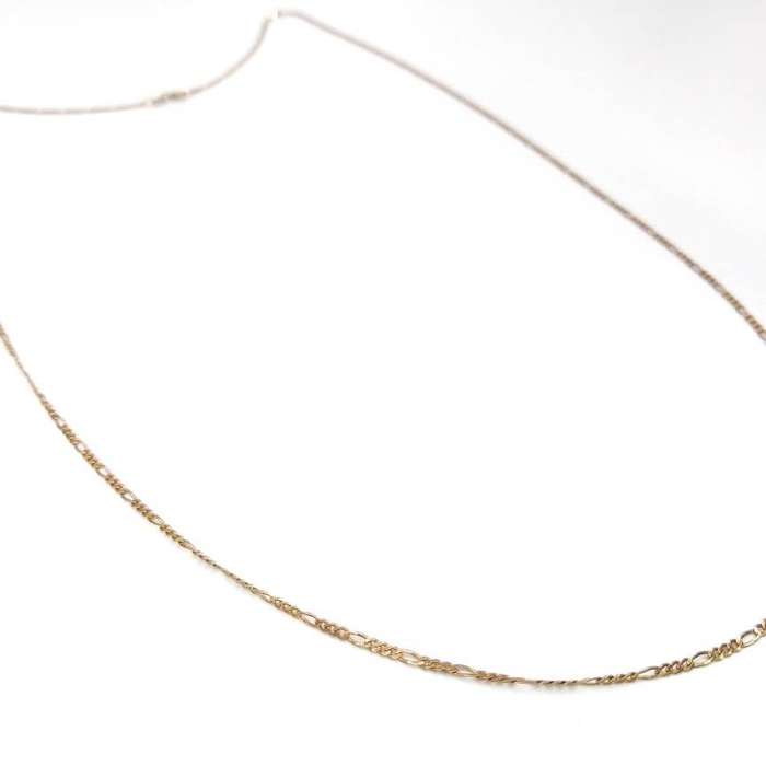 Vintage 9ct gold Figaro link chain