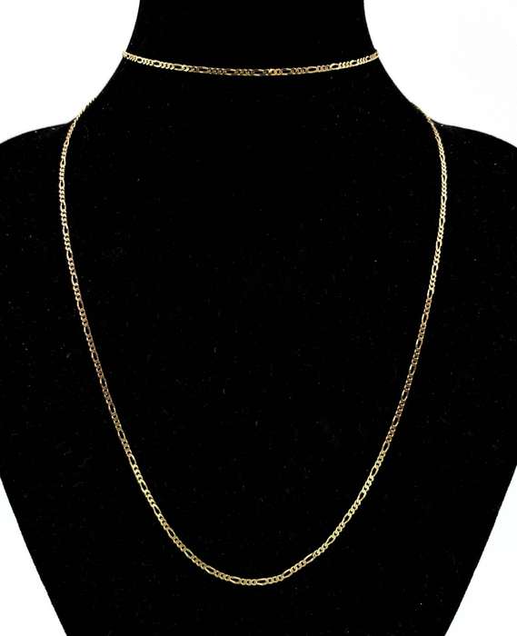 Vintage 9ct gold Figaro link chain