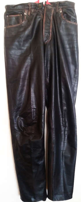 Bikers pants - unisex soft leather lined - slightly damaged