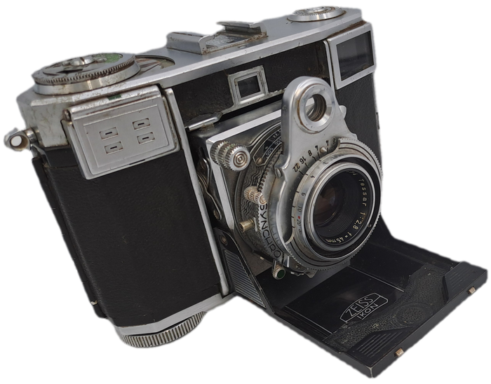 Vintage Zeiss Ikon Contessa 35mm Camera 1-2.8 45mm Lens-Not Tested