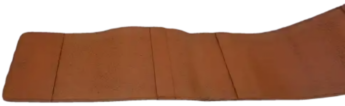 Vintage Genuine Ostrich Leather Cheque Book Holder 92x44mm