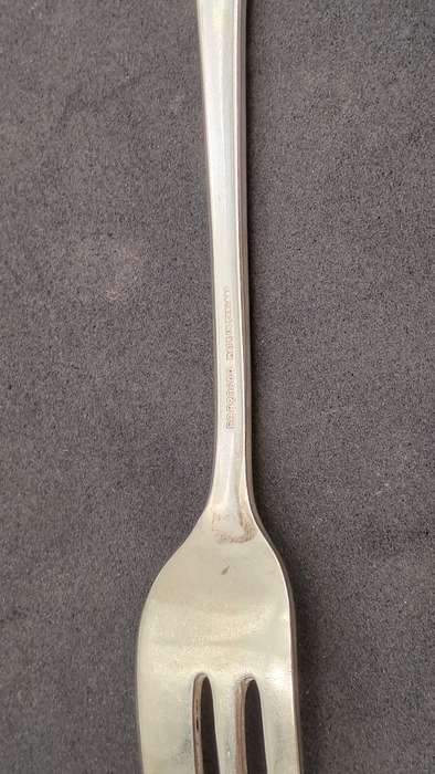 10 Pieces of Vintage Angora Silverplate Cutlery registered Rd.829600-Made In England