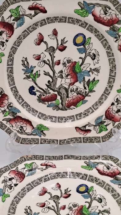 2 Vintage Johnson Bros Indian Tree Tea Side Plate - England