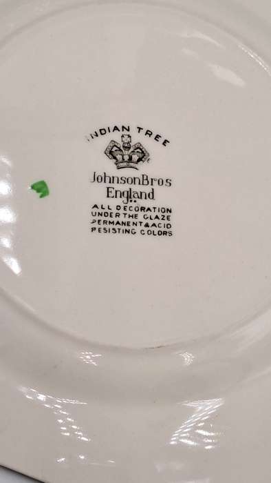 2 Vintage Johnson Bros Indian Tree Tea Side Plate - England
