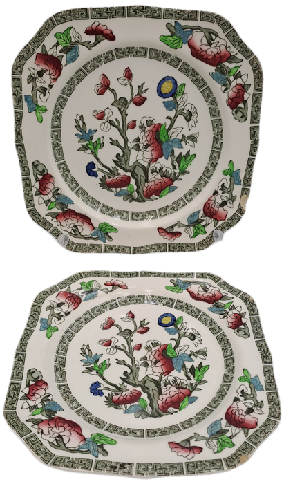 2 Vintage Johnson Bros Indian Tree Tea Side Plate - England