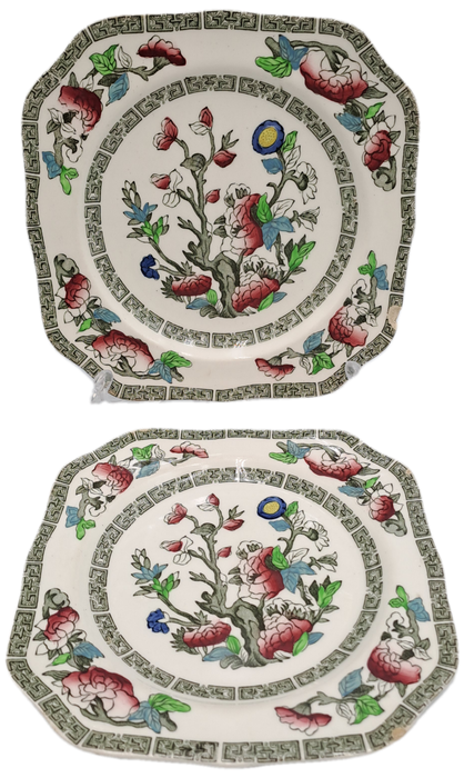 2 Vintage Johnson Bros Indian Tree Tea Side Plate - England