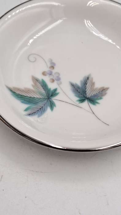 Rare!! 1950's Noritake "Vintage" 618 Royal Ceramic's -7 TINY appetiser plates only 9,2cm -JAPAN