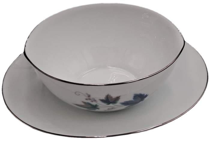 Rare!! 1950's Noritake "Vintage" 618 Royal Ceramic's -Gravy Boat with attached underplate -JAPAN