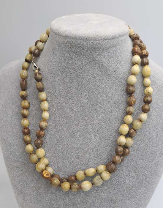 Vintage seed Bead Necklace 102cm