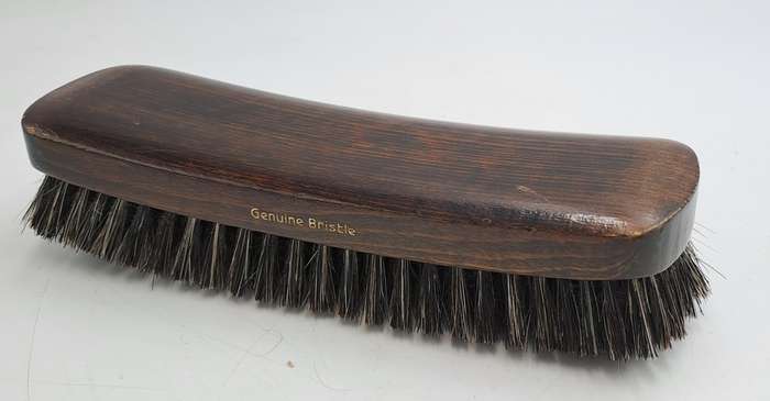 Vintage Wooden Genuine Bristle Clothing Brush -Good Condition