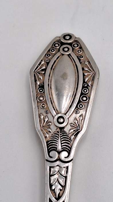 Circa 1878 Victorian Berry Silver Plate Serving Spoons 23,7cm  UK -