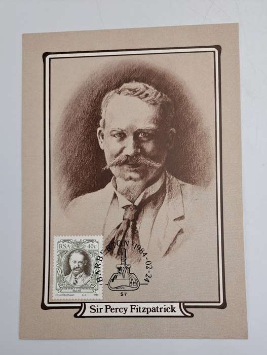 1984 SOUTH AFRICA Set of 4 Post Cards -MAXI CARDS 4 Authors (5 sets available)