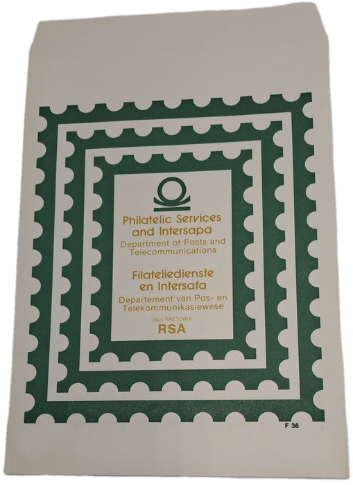 1961 To 1986 RSA 25 Years Postcard with Stamps- in Philatelic Services envelope -