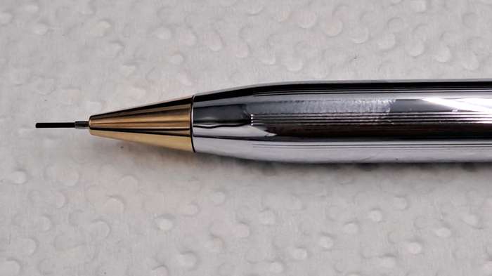 Vintage Mechanical CROSS Pencil in Box - Chrome and Gold tone - working