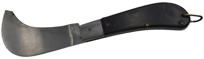 Antique Icel Inox Hawkbill Pocket Knife made in Portugal-Tip of Blade broken off