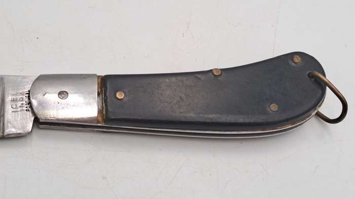 Antique Icel Inox Hawkbill Pocket Knife made in Portugal-Tip of Blade broken off