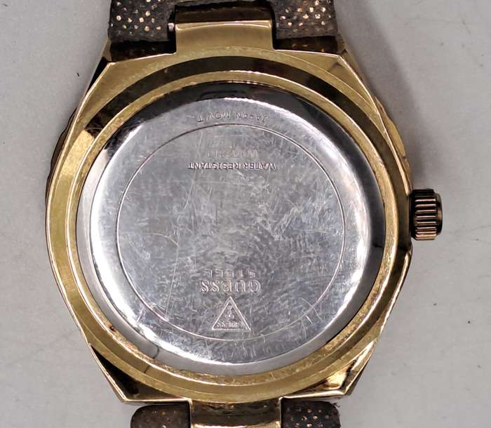 Pre-Owned -Ladies Guess Quartz watch- Boxed - Working -Japan Movement