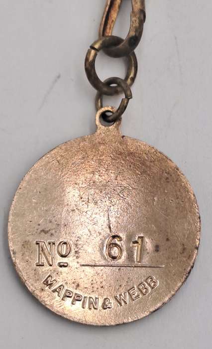 1945 and 1946 Witwatersrand Agricultural Society Medal -No 61 -Brass and Enamel -Mappin &Webb