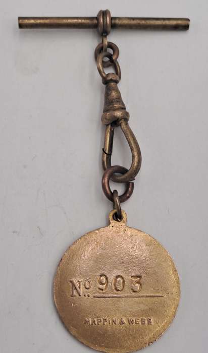 1949 and 1950 Witwatersrand Agricultural Society Medal -No 903-Brass and Enamel -Mappin &Webb