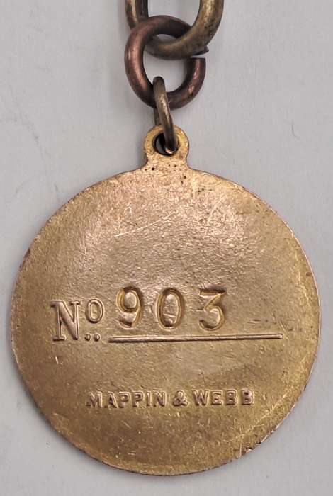 1949 and 1950 Witwatersrand Agricultural Society Medal -No 903-Brass and Enamel -Mappin &Webb