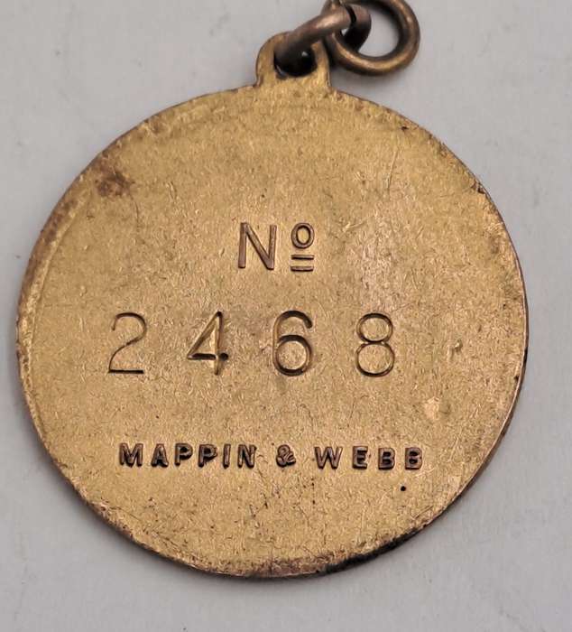 1951-1952 Witwatersrand Agricultural Society Medal -No 2468-Brass and Enamel -Mappin & Webb