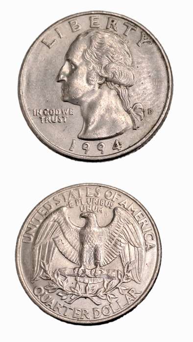 1994 United States ¼ Dollar "Washington Quarter"