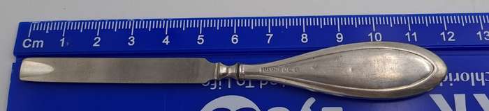 Antique sterling silver CUTICLE TOOL 12cm-Hallmarked Birmingham England