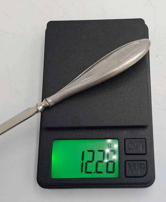 Antique sterling silver CUTICLE TOOL 12cm-Hallmarked Birmingham England