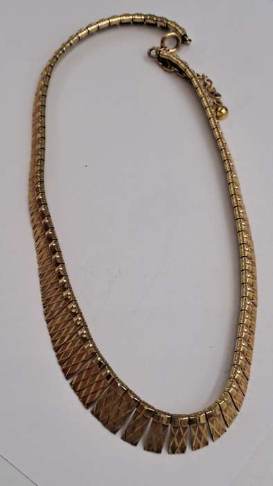 Gold Tone CHOKER NECKLACE  42cm