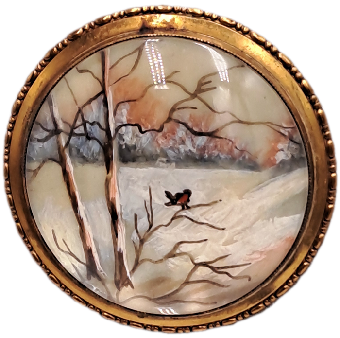 Authentic vintage 1930's-1940's TLM (Thomas L Mott) designer brooch. Made in England.