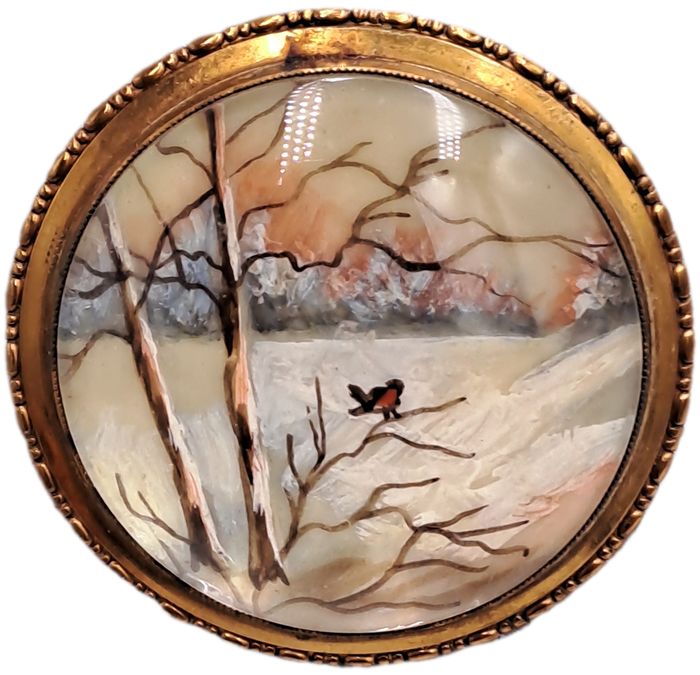 Authentic vintage 1930's-1940's TLM (Thomas L Mott) designer brooch. Made in England.