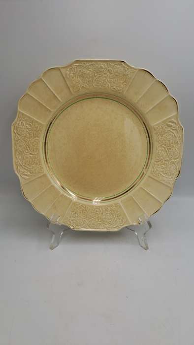 Vintage 1930's Myott Son & Co Ltd Cream Dinner Plate 25cm - Pattern 1338 -England (4 Available)