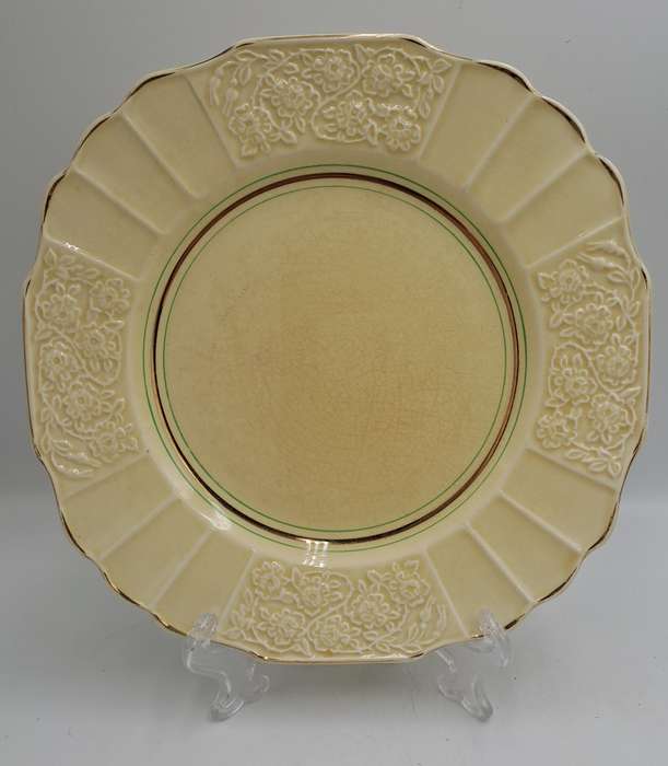 Vintage 1930's Myott Son & Co Ltd Cream Plate 22,3cm - Pattern 1338 -England (3 Available)