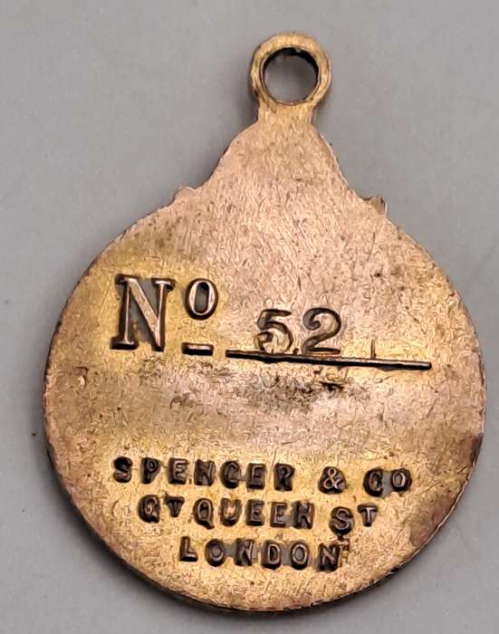 1930's Witwatersrand Agricultural Society Medal-No 52-Brass and Enamel-Spencer & Co London England