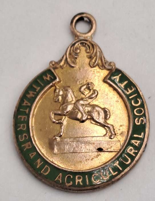 1930's Witwatersrand Agricultural Society Medal-No 52-Brass and Enamel-Spencer & Co London England