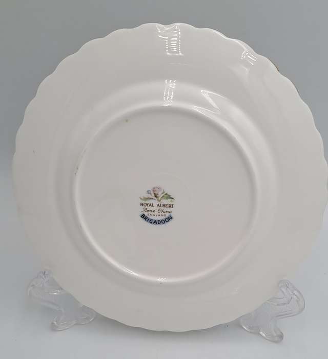 Vintage Royal Albert Brigadoon Tea Trio - English Bone China ( 6 Available)