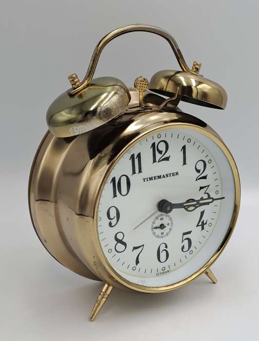 Vintage TIMEMASTER Alarm Clock--Made in GERMANY. -W0RKING