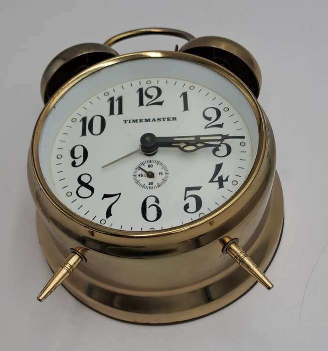 Vintage TIMEMASTER Alarm Clock--Made in GERMANY. -W0RKING