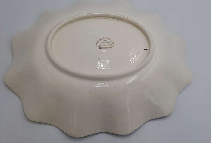 Vintage 1930's James Kent Longton "Rosalynde" Bon Bon Dish 23cm x 19,5cm x 4,5cm