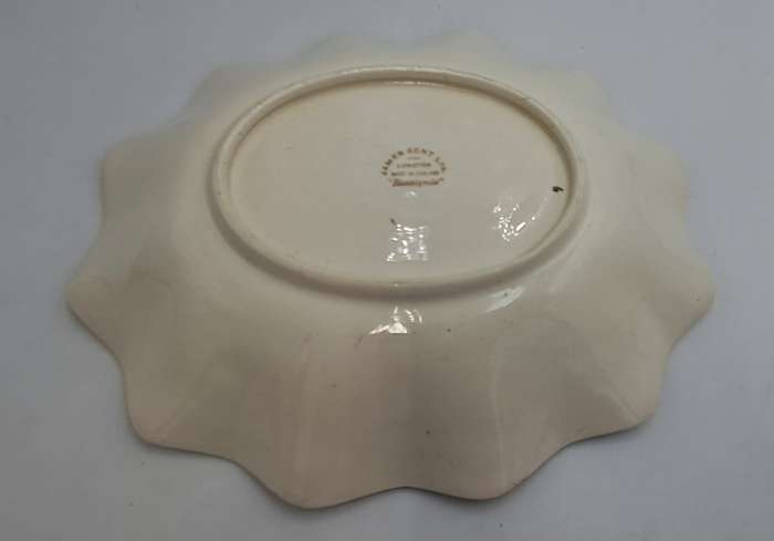 Vintage 1930's James Kent Longton "Rosalynde" Bon Bon Dish 23cm x 19,5cm x 4,5cm